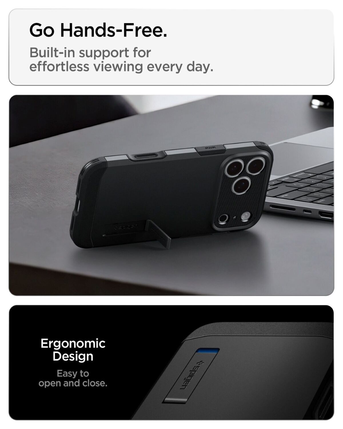 Захисний чохол Spigen Tough Armor T (MagFit) для iPhone 18 Pro (ACS12173) - Black. Фото 12 Захисний чохол Spigen Tough Armor T (MagFit) для iPhone 18 Pro (ACS12173) - Black (440106B). Фото 12 з 16