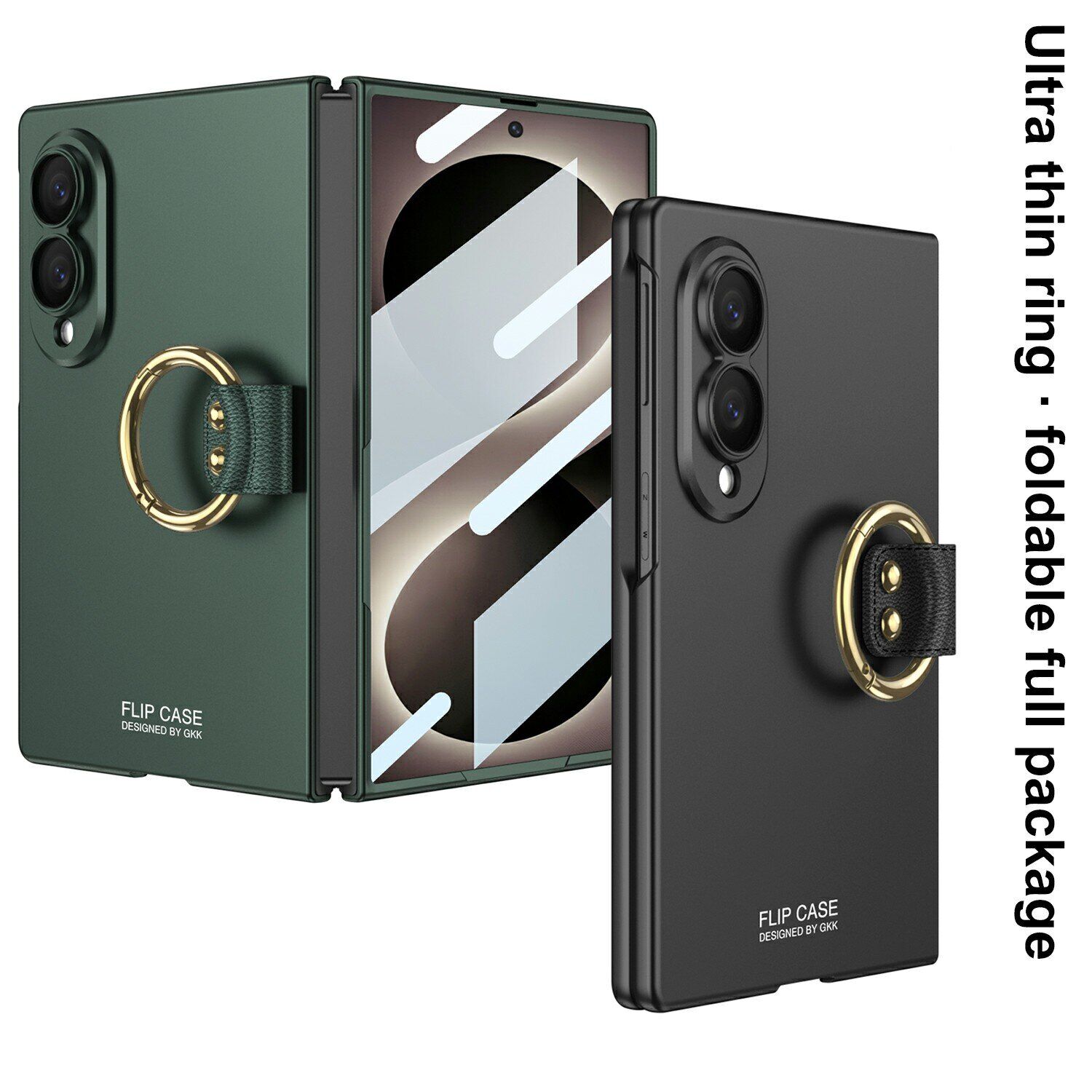 Защитный комплект GKK Ring Holder для Samsung Galaxy Fold 8 - Titanium Grey. Фото 2 Защитный комплект GKK Ring Holder для Samsung Galaxy Fold 8 - Titanium Grey (424552TH). Фото 2 из 7