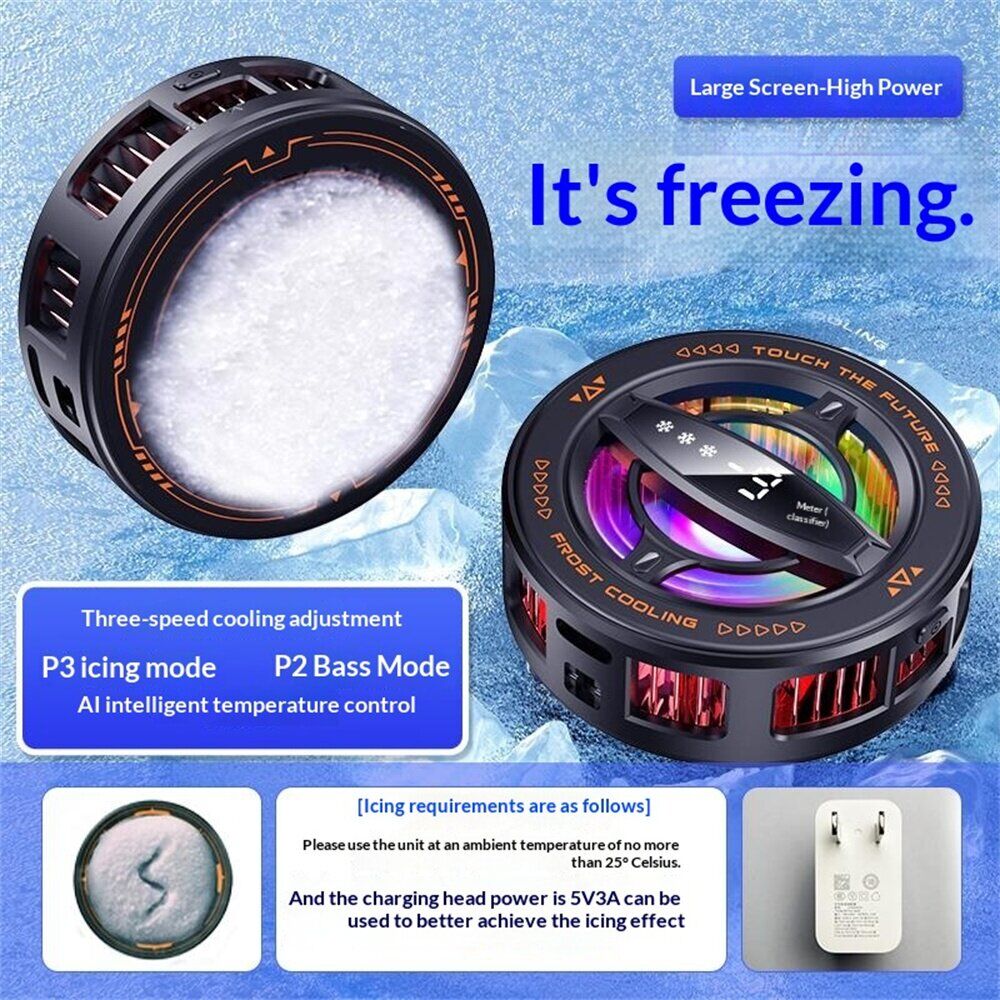 Кулер-вентилятор для смартфона Reframe K26 Magnetic Cooling - Black. Фото 10 Кулер-вентилятор для смартфона Reframe K26 Magnetic Cooling - Black (222139B). Фото 10 из 12