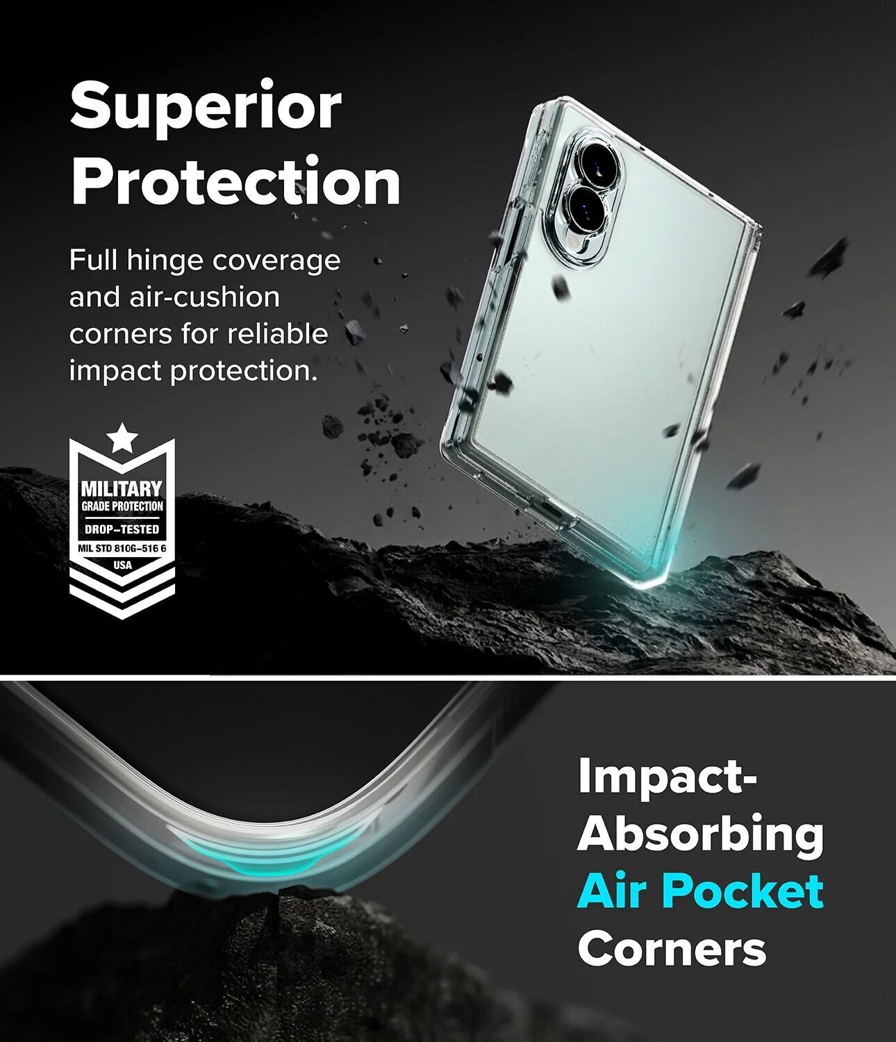 Защитный чехол Ringke Fusion Flap для Samsung Galaxy Fold 8 (8800328819351) - Clear. Фото 10 Защитный чехол Ringke Fusion Flap для Samsung Galaxy Fold 8 (8800328819351) - Clear (424580C). Фото 10 из 23