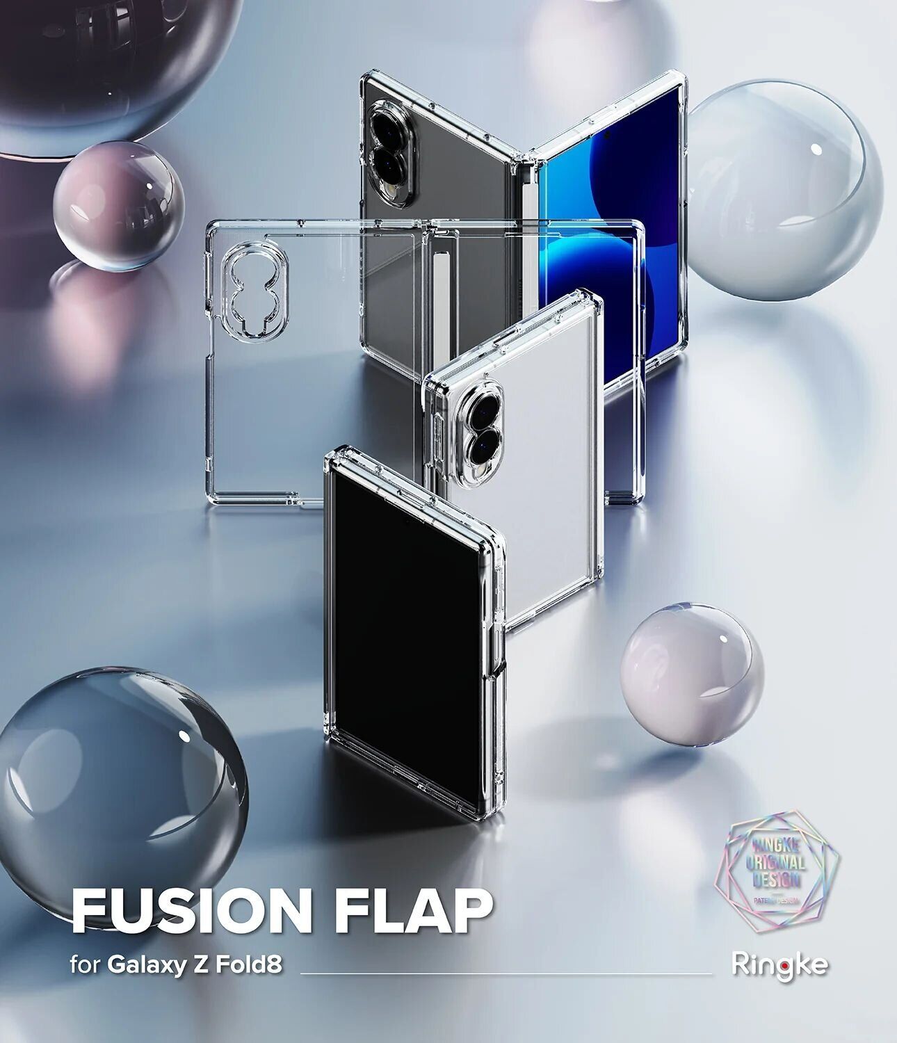 Защитный чехол Ringke Fusion Flap для Samsung Galaxy Fold 8 (8800328819351) - Clear. Фото 5 Защитный чехол Ringke Fusion Flap для Samsung Galaxy Fold 8 (8800328819351) - Clear (424580C). Фото 5 из 23