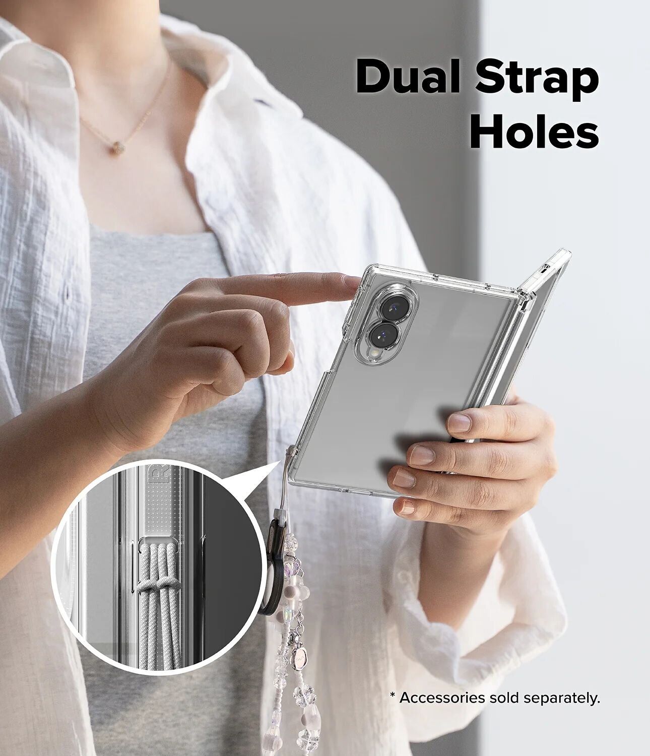 Защитный чехол Ringke Fusion Flap для Samsung Galaxy Fold 8 (8800328819351) - Clear. Фото 14 Защитный чехол Ringke Fusion Flap для Samsung Galaxy Fold 8 (8800328819351) - Clear (424580C). Фото 14 из 23