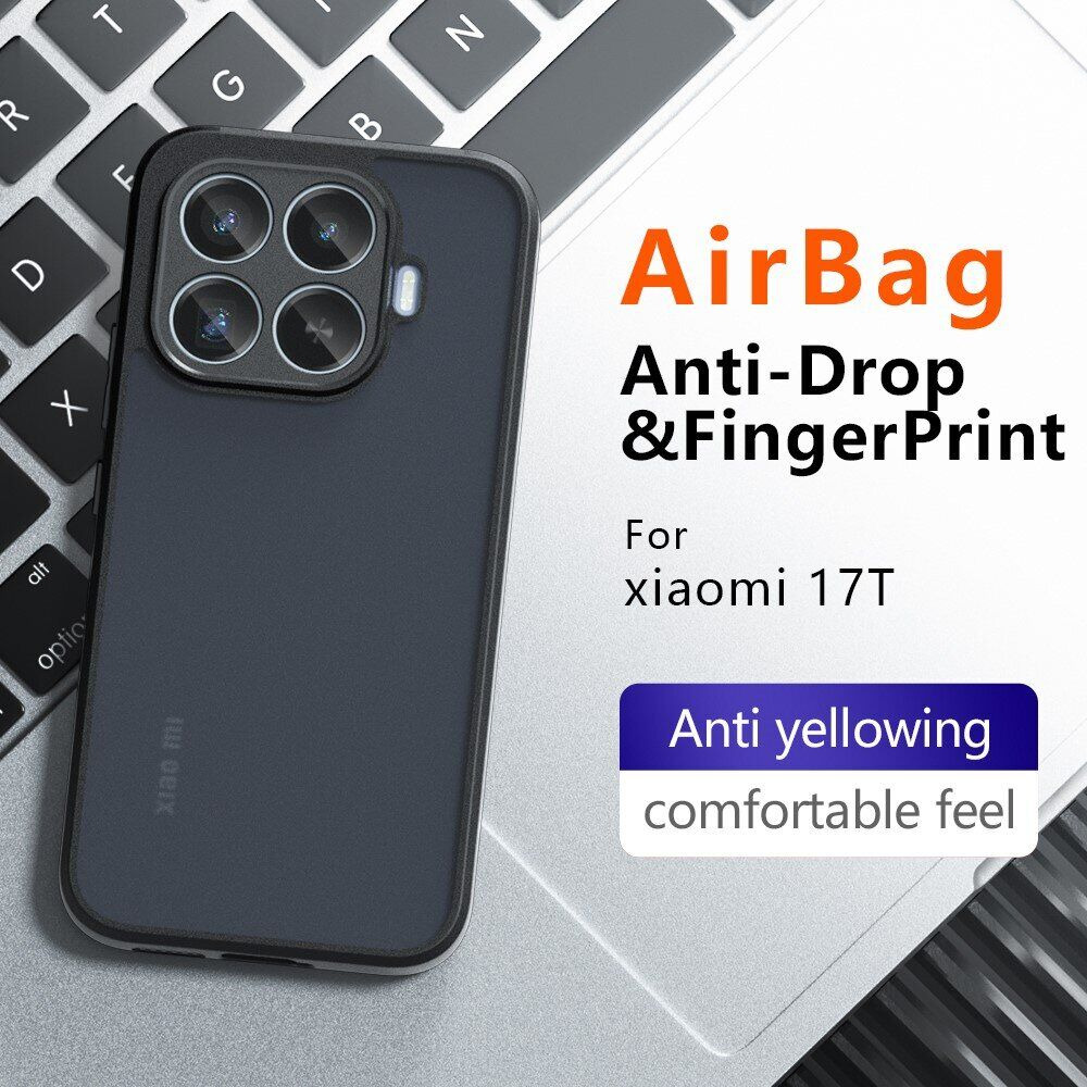 Защитный чехол Deexe Matte Skin для Xiaomi 17T - Transparent Black. Фото 6 Защитный чехол Deexe Matte Skin для Xiaomi 17T - Transparent Black (408854TB). Фото 6 из 14
