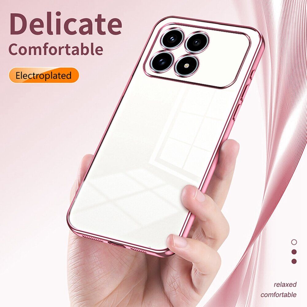 Защитный чехол Reframe Electroplating Frame для Xiaomi Poco F8 Pro - Pink. Фото 6 Защитный чехол Reframe Electroplating Frame для Xiaomi Poco F8 Pro - Pink (403551P). Фото 6 из 7