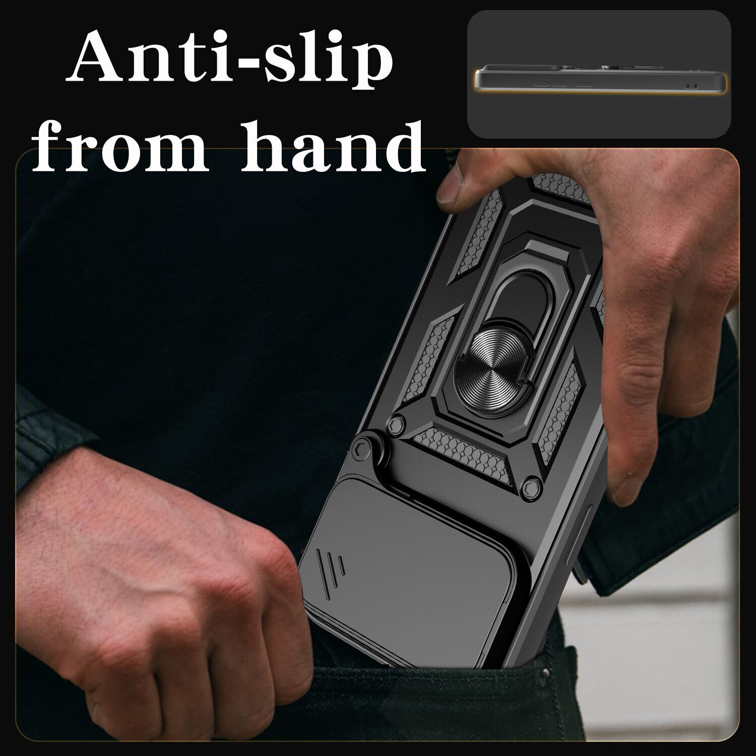 Чохол із захистом камери Deexe Armor Shield для iPhone 18 Pro Max / 17 Pro Max - Blue. Фото 8 Чохол із захистом камери Deexe Armor Shield для iPhone 18 Pro Max / 17 Pro Max - Blue (423830L). Фото 8 з 9