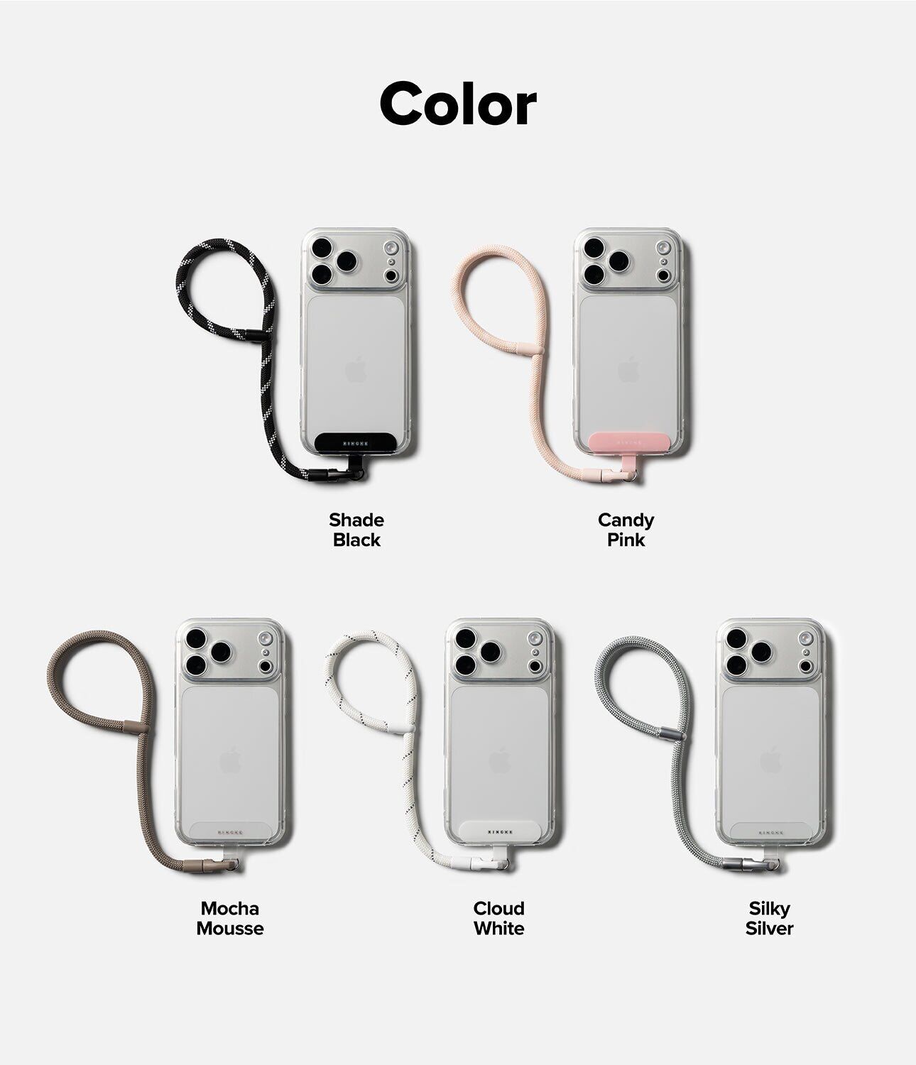 Ремешок для смартфона Ringke Holder Link Flow Hand Strap (P-Type) 8800328814134 - Silky Silver. Фото 14 Ремешок для смартфона Ringke Holder Link Flow Hand Strap (P-Type) 8800328814134 - Silky Silver (983034SS). Фото 14 из 16