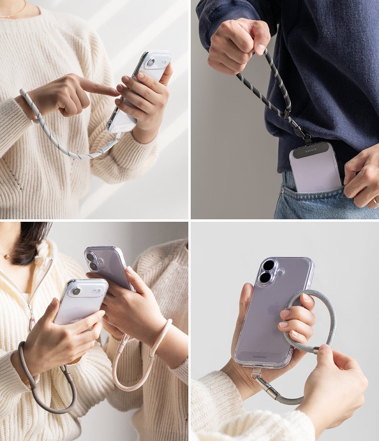 Ремешок для смартфона Ringke Holder Link Flow Hand Strap (P-Type) 8800328814134 - Silky Silver. Фото 11 Ремешок для смартфона Ringke Holder Link Flow Hand Strap (P-Type) 8800328814134 - Silky Silver (983034SS). Фото 11 из 16