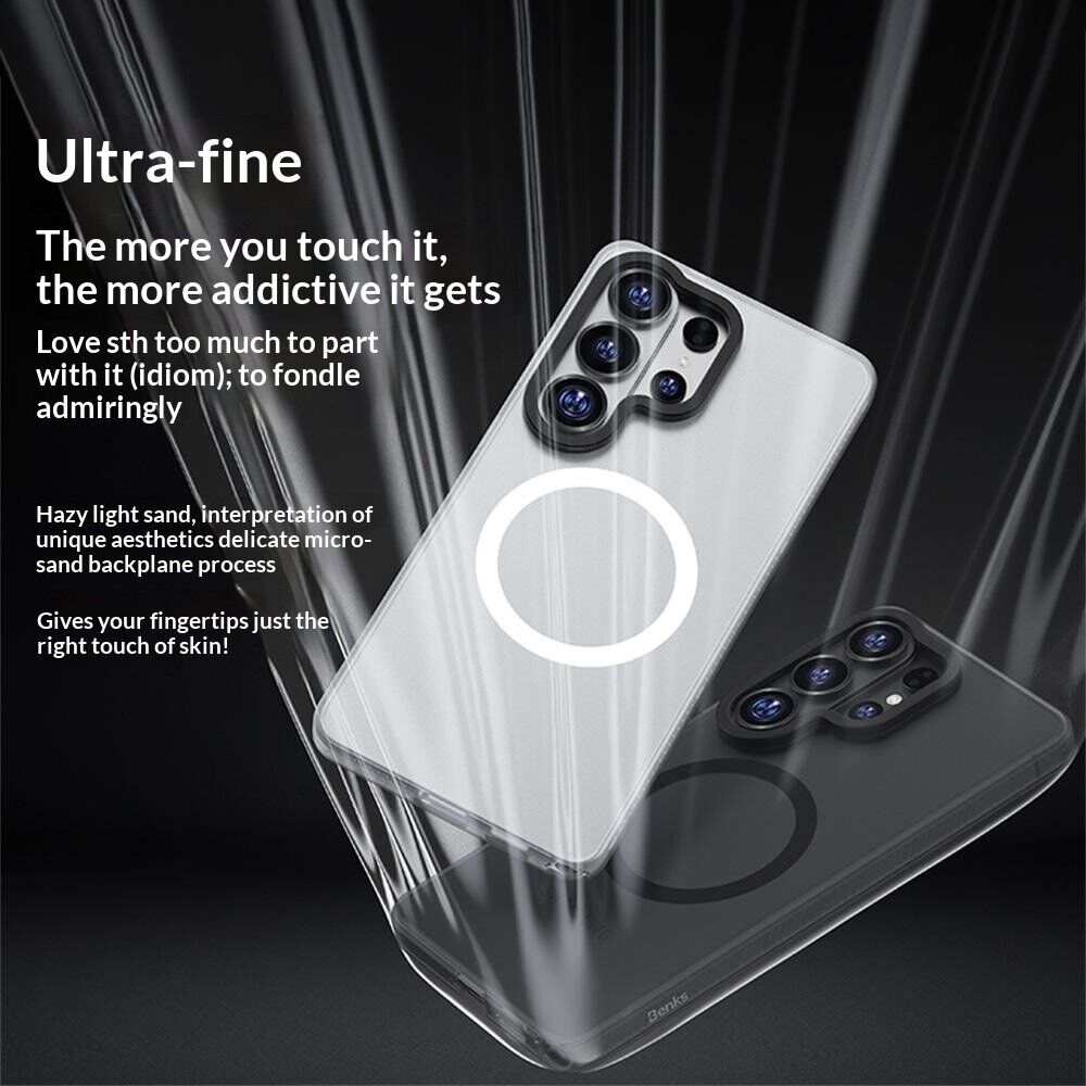 Захисний чохол BENKS Matte Case MagSafe для Samsung Galaxy S26 (S942) - Black. Фото 6 Захисний чохол BENKS Matte Case MagSafe для Samsung Galaxy S26 (S942) - Black (407219B). Фото 6 з 7