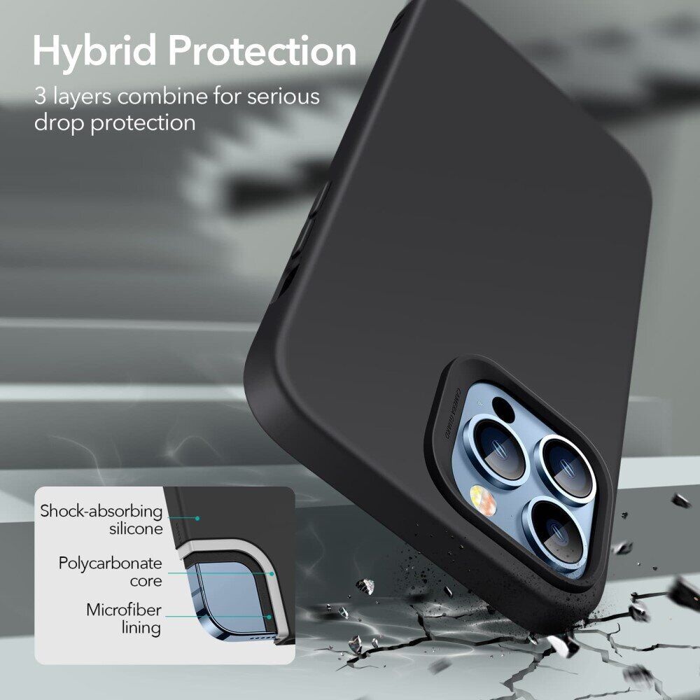 Захисний чохол ESR Cloud Soft MagSafe для iPhone 13 Pro Max - Blue. Фото 6 Захисний чохол ESR Cloud Soft MagSafe для iPhone 13 Pro Max - Blue (286957L). Фото 6 з 9