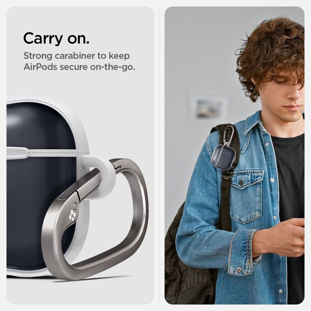 Защитный чехол Spigen Classic C1 MagFit (FH) для AirPods 4 (ACS08645) - Graphite. Фото 12 Защитный чехол Spigen Classic C1 MagFit (FH) для AirPods 4 (ACS08645) - Graphite (364458H). Фото 12 из 15