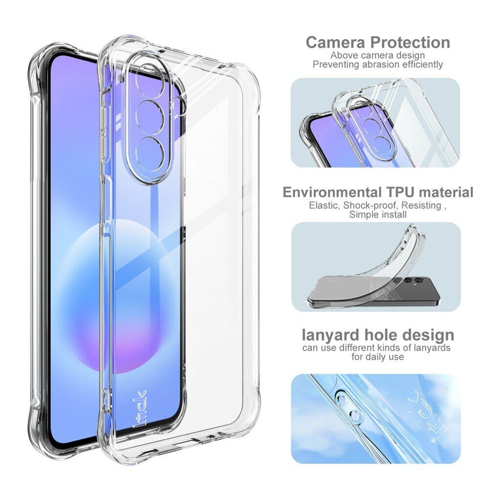 Чехол с усиленными углами IMAK Airbag MAX Case для Samsung Galaxy A27 (A276) - Transparent. Фото 8 Чехол с усиленными углами IMAK Airbag MAX Case для Samsung Galaxy A27 (A276) - Transparent (408617T). Фото 8 из 11