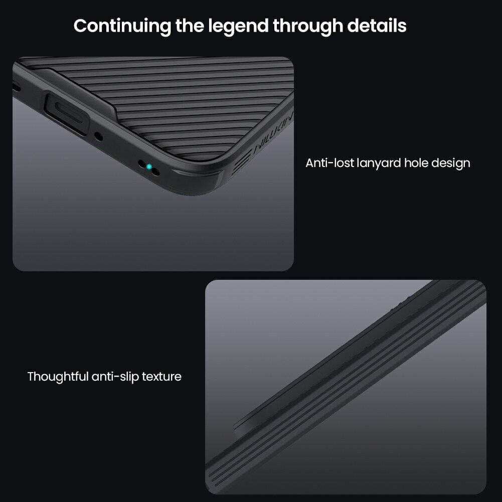 Чохол зі шторкою для камери NILLKIN CamShield Pro для Xiaomi Redmi Note 15 Pro 5G - Black. Фото 13 Чохол зі шторкою для камери NILLKIN CamShield Pro для Xiaomi Redmi Note 15 Pro 5G - Black (405004B). Фото 13 з 16