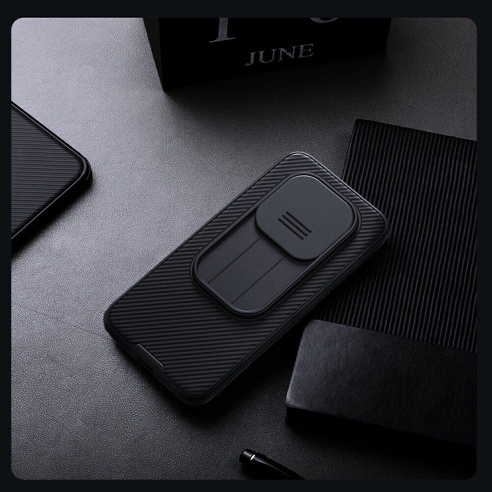 Чохол зі шторкою для камери NILLKIN CamShield Pro для Xiaomi Redmi Note 15 Pro 5G - Black. Фото 15 Чохол зі шторкою для камери NILLKIN CamShield Pro для Xiaomi Redmi Note 15 Pro 5G - Black (405004B). Фото 15 з 16