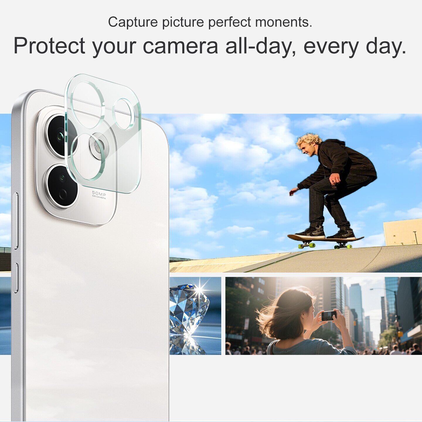 Защитное стекло на камеру IMAK Integrated Lens Protector для Xiaomi Redmi Note 17 Pro Max. Фото 6 Защитное стекло на камеру IMAK Integrated Lens Protector для Xiaomi Redmi Note 17 Pro Max (430517). Фото 6 из 8