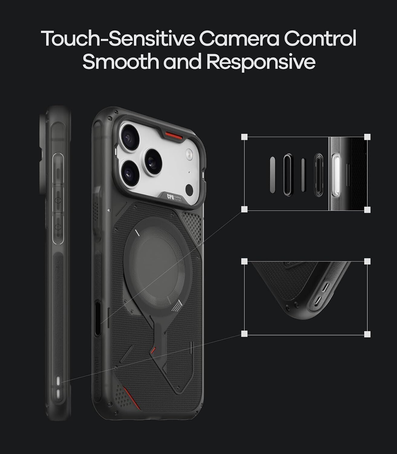 Защитный чехол AULUMU Rugged Outdoor Case для iPhone 18 Pro Max / 17 Pro Max - Black. Фото 12 Защитный чехол AULUMU Rugged Outdoor Case для iPhone 18 Pro Max / 17 Pro Max - Black (423924B). Фото 12 из 13