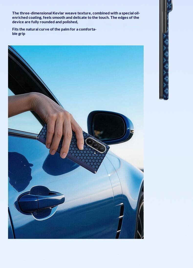 Защитный чехол BENKS ArmorGrid Air Magnetic для Samsung Galaxy Fold 8 Ultra - Dark Blue. Фото 7 Защитный чехол BENKS ArmorGrid Air Magnetic для Samsung Galaxy Fold 8 Ultra - Dark Blue (435801DB). Фото 7 из 12
