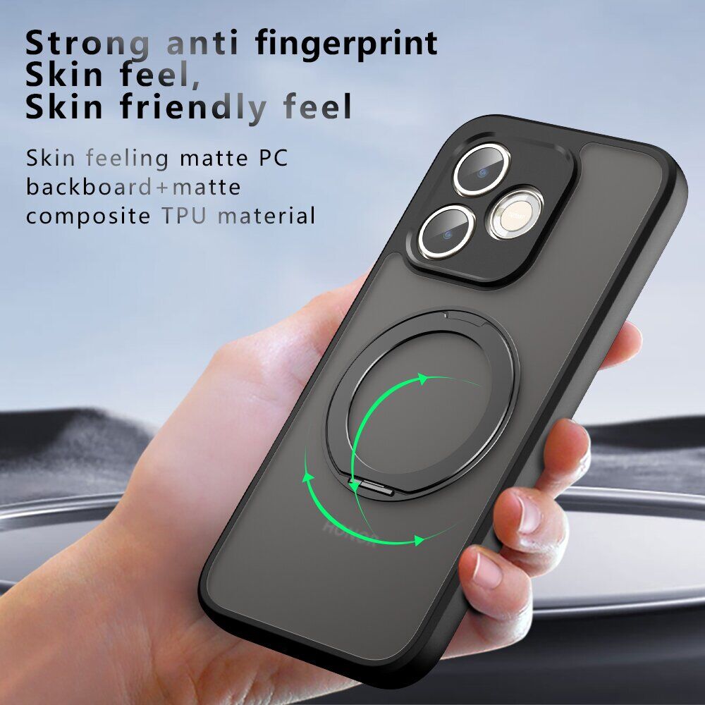 Защитный чехол Deexe Matte Skin Kickstand with MagSafe для Honor 600 Lite - Transparent Black. Фото 10 Защитный чехол Deexe Matte Skin Kickstand with MagSafe для Honor 600 Lite - Transparent Black (411807TB). Фото 10 из 13