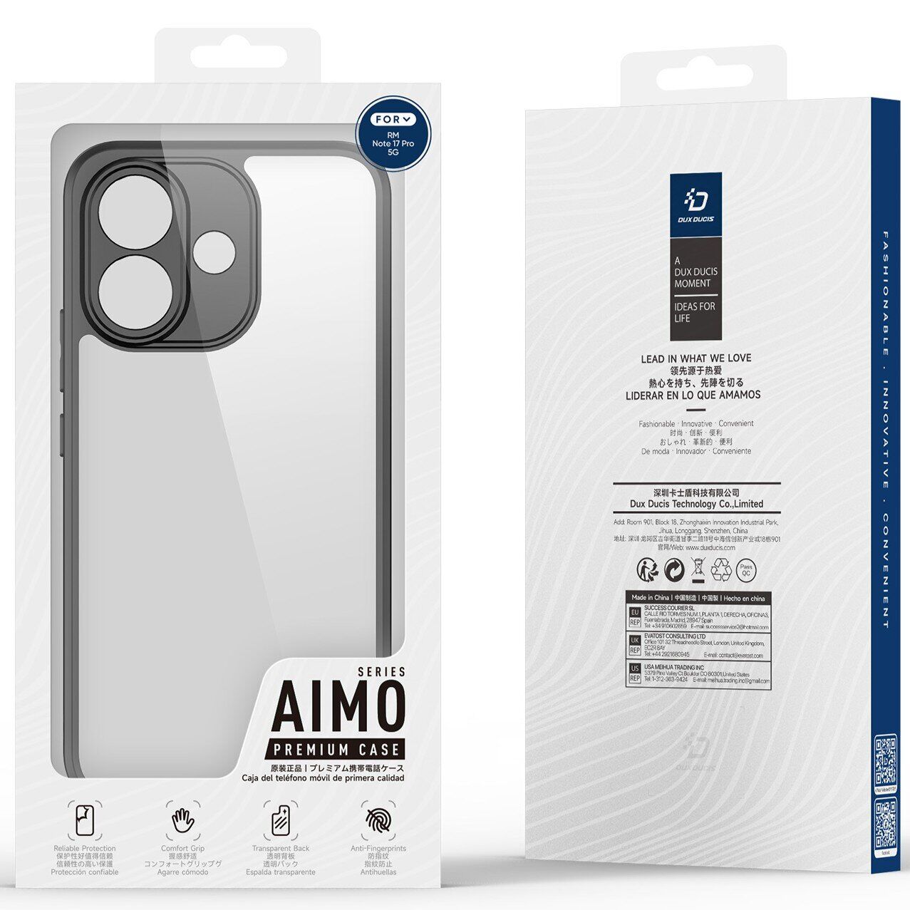 Защитный чехол DUX DUCIS Aimo Series для Xiaomi Redmi Note 17 Pro - Black. Фото 10 Защитный чехол DUX DUCIS Aimo Series для Xiaomi Redmi Note 17 Pro - Black (429501B). Фото 10 из 11