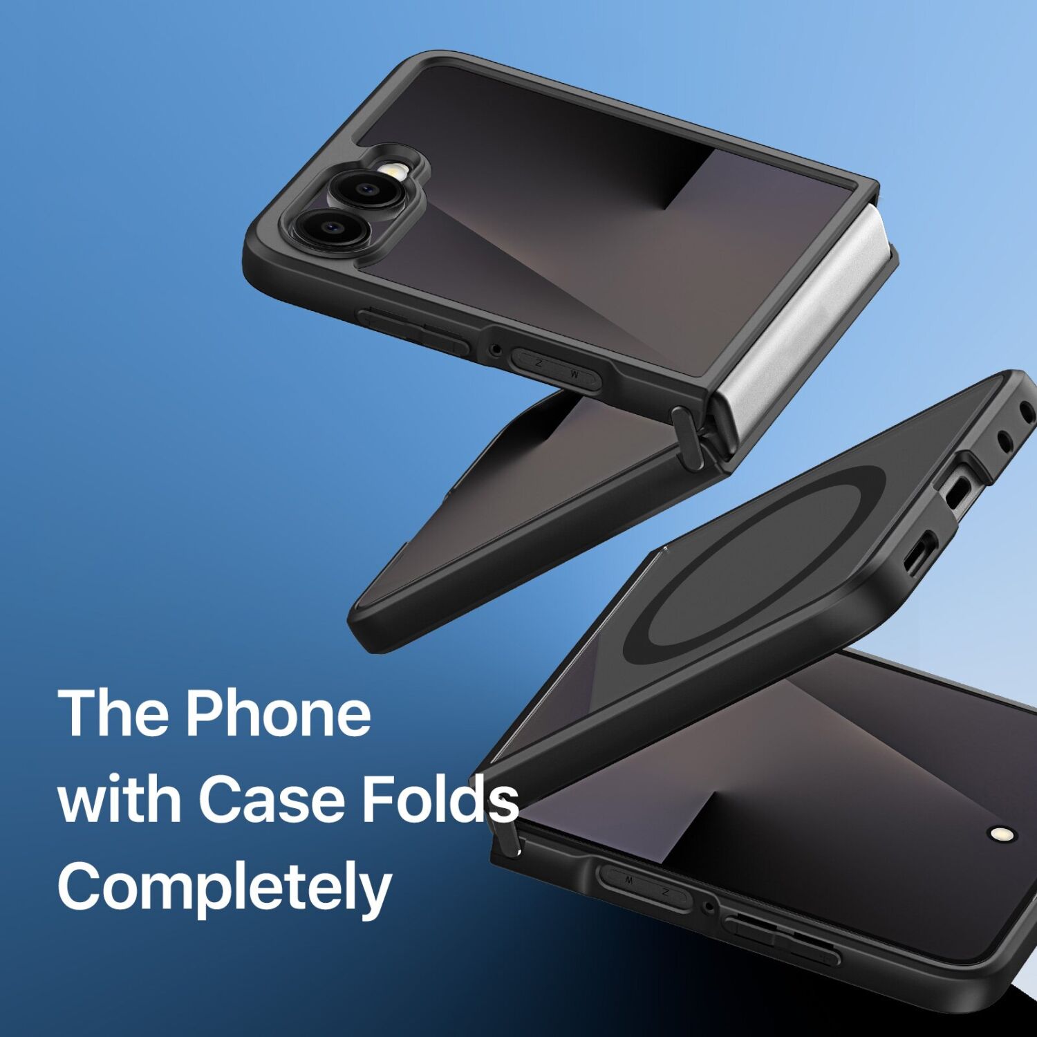 Защитный чехол DUX DUCIS Aimo Series Magnetic (FF) для Samsung Galaxy Flip 8 - Black. Фото 9 Защитный чехол DUX DUCIS Aimo Series Magnetic (FF) для Samsung Galaxy Flip 8 - Black (423501B). Фото 9 из 12