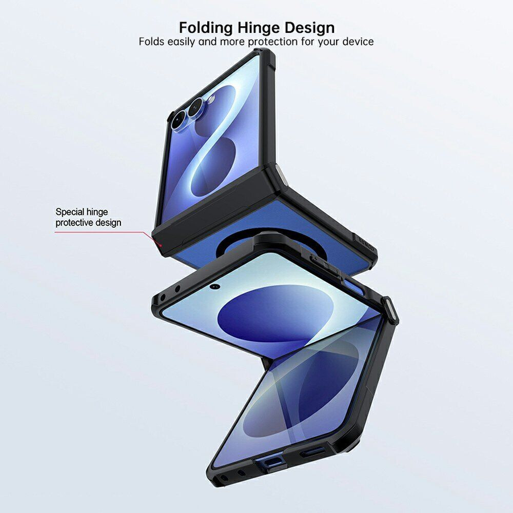 Защитный чехол Reframe Mag Shield для Samsung Galaxy Flip 8 - Black. Фото 5 Защитный чехол Reframe Mag Shield для Samsung Galaxy Flip 8 - Black (423554B). Фото 5 из 8