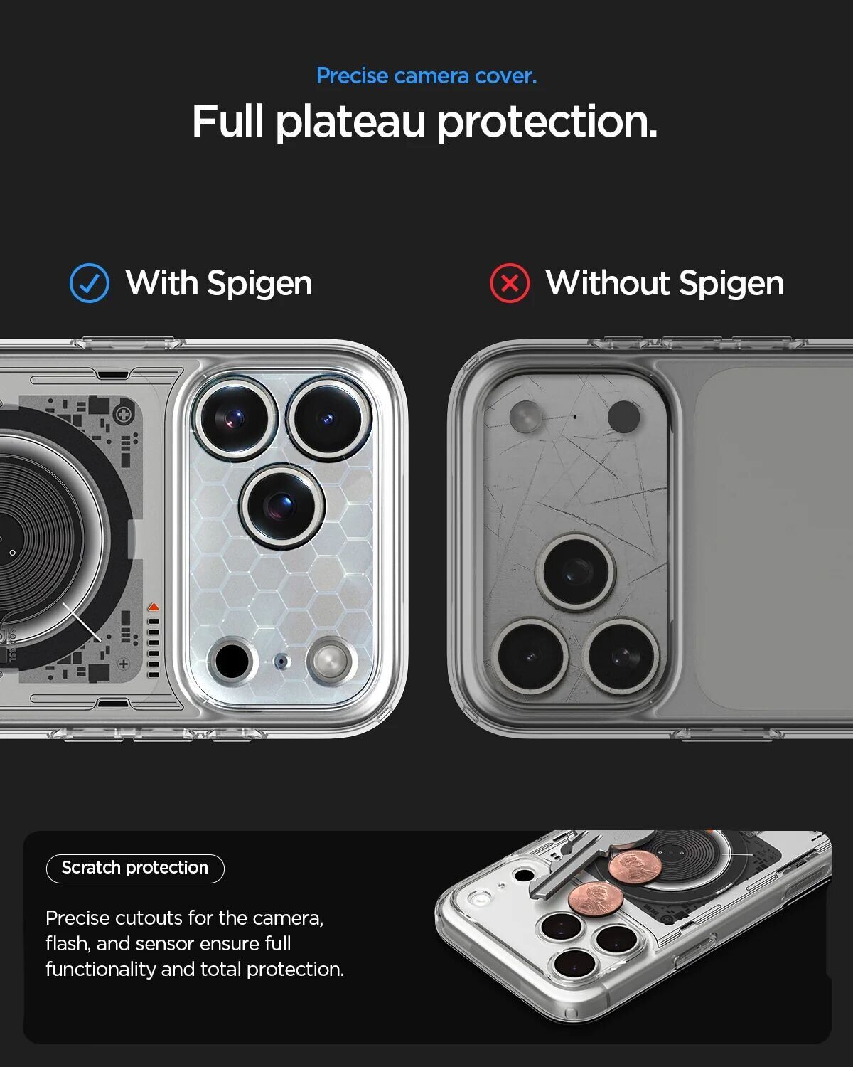 Защитный чехол Spigen Ultra Hybrid Neo One (MagFit) для iPhone 18 Pro (ACS12166) - Neo One. Фото 9 Защитный чехол Spigen Ultra Hybrid Neo One (MagFit) для iPhone 18 Pro (ACS12166) - Neo One (440112C). Фото 9 из 12