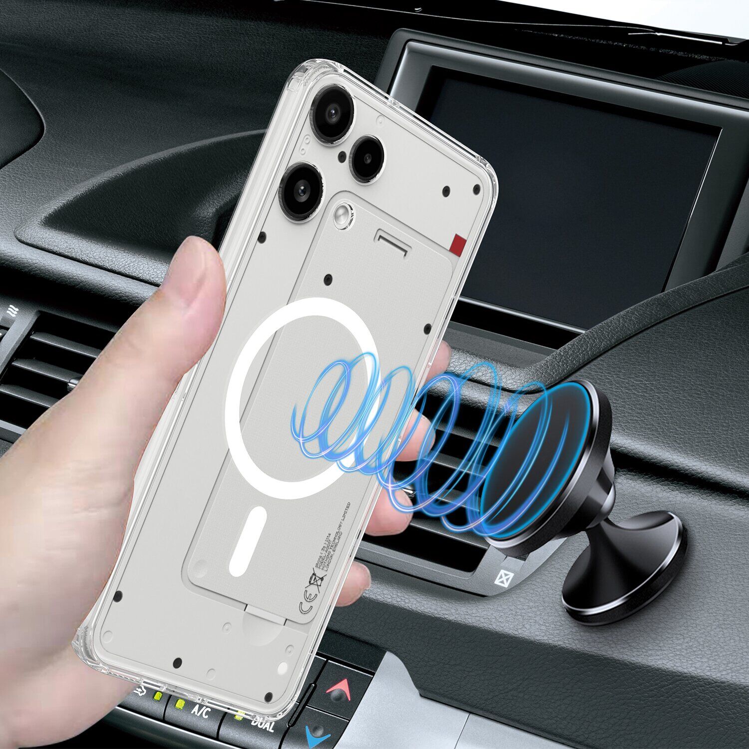 Захисний чохол UniCase AirBag MagSafe для Nothing Phone (3a) Lite - Clear. Фото 4 Захисний чохол UniCase AirBag MagSafe для Nothing Phone (3a) Lite - Clear (405426C). Фото 4 з 7