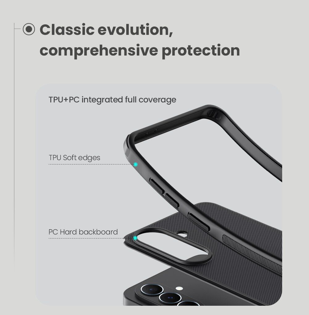 Защитный (PC+TPU) чехол NILLKIN Frosted Shield Pro для Samsung Galaxy A37 (A376) - Black. Фото 9 Защитный (PC+TPU) чехол NILLKIN Frosted Shield Pro для Samsung Galaxy A37 (A376) - Black (406007B). Фото 9 из 10