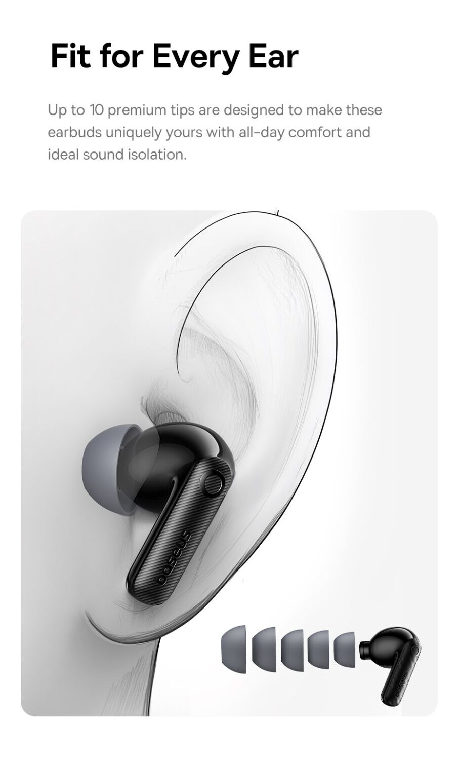 Беспроводные наушники Baseus Bass EP10 Pro - Black. Фото 16 Беспроводные наушники Baseus Bass EP10 Pro - Black (400337B). Фото 16 из 25