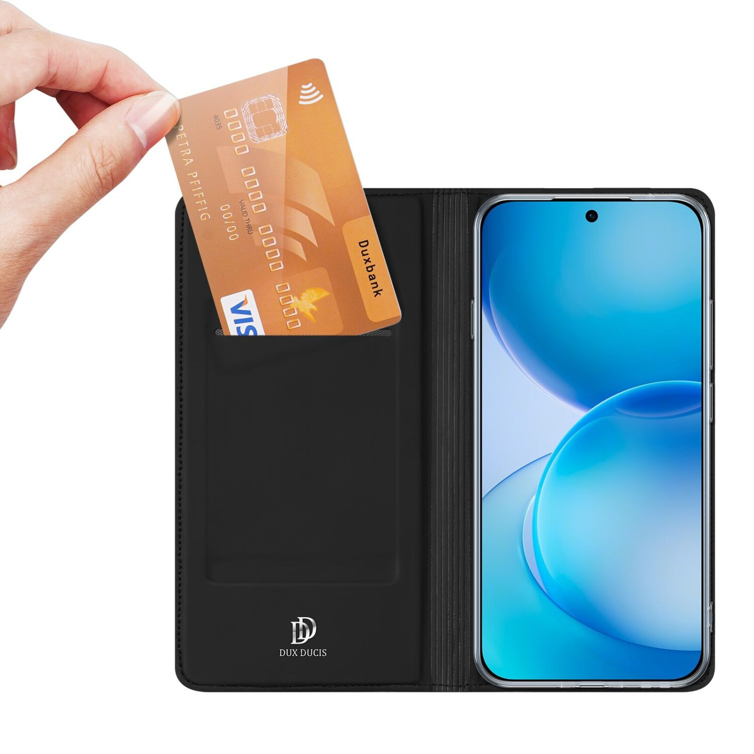 Чехол-книжка DUX DUCIS Skin Pro для OPPO Reno 16 / 16 Pro - Blue. Фото 5 Чехол-книжка DUX DUCIS Skin Pro для OPPO Reno 16 / 16 Pro - Blue (413210L). Фото 5 из 10