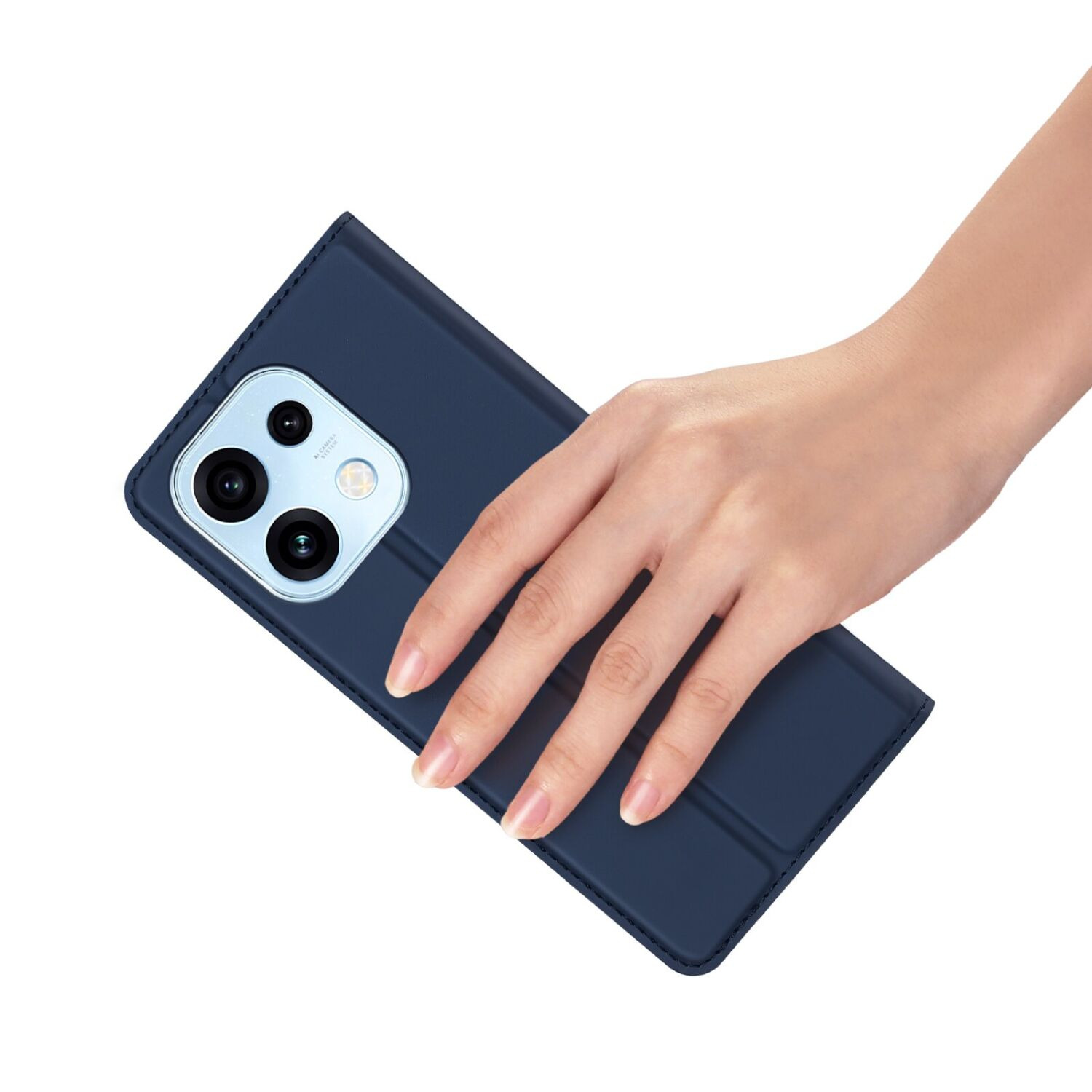 Чехол-книжка DUX DUCIS Skin Pro для OPPO Reno 16 / 16 Pro - Blue. Фото 7 Чехол-книжка DUX DUCIS Skin Pro для OPPO Reno 16 / 16 Pro - Blue (413210L). Фото 7 из 10
