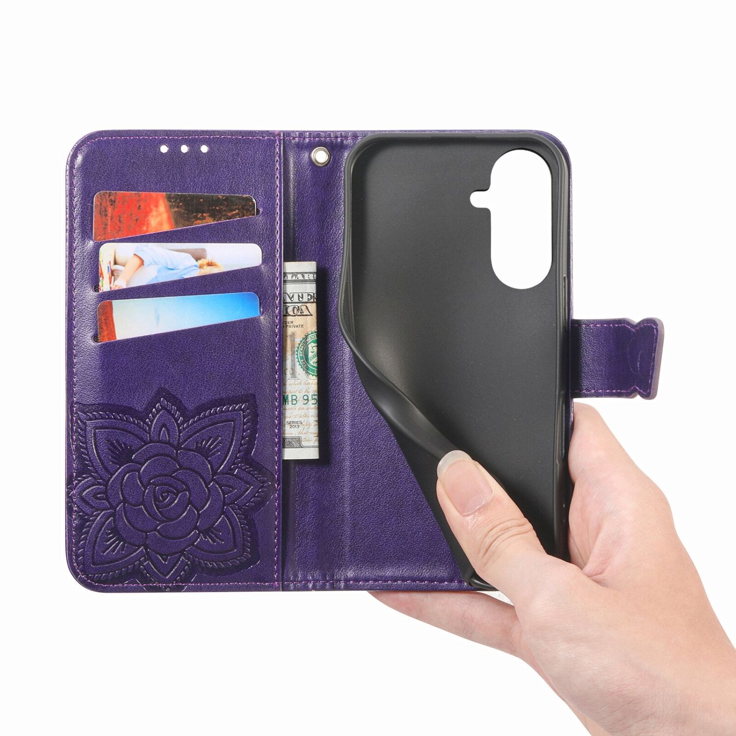 Чехол-книжка с рисунком UniCase Butterfly Pattern для Samsung Galaxy A27 (A276) - Light Purple. Фото 6 Чехол-книжка с рисунком UniCase Butterfly Pattern для Samsung Galaxy A27 (A276) - Light Purple (408671LV). Фото 6 из 8