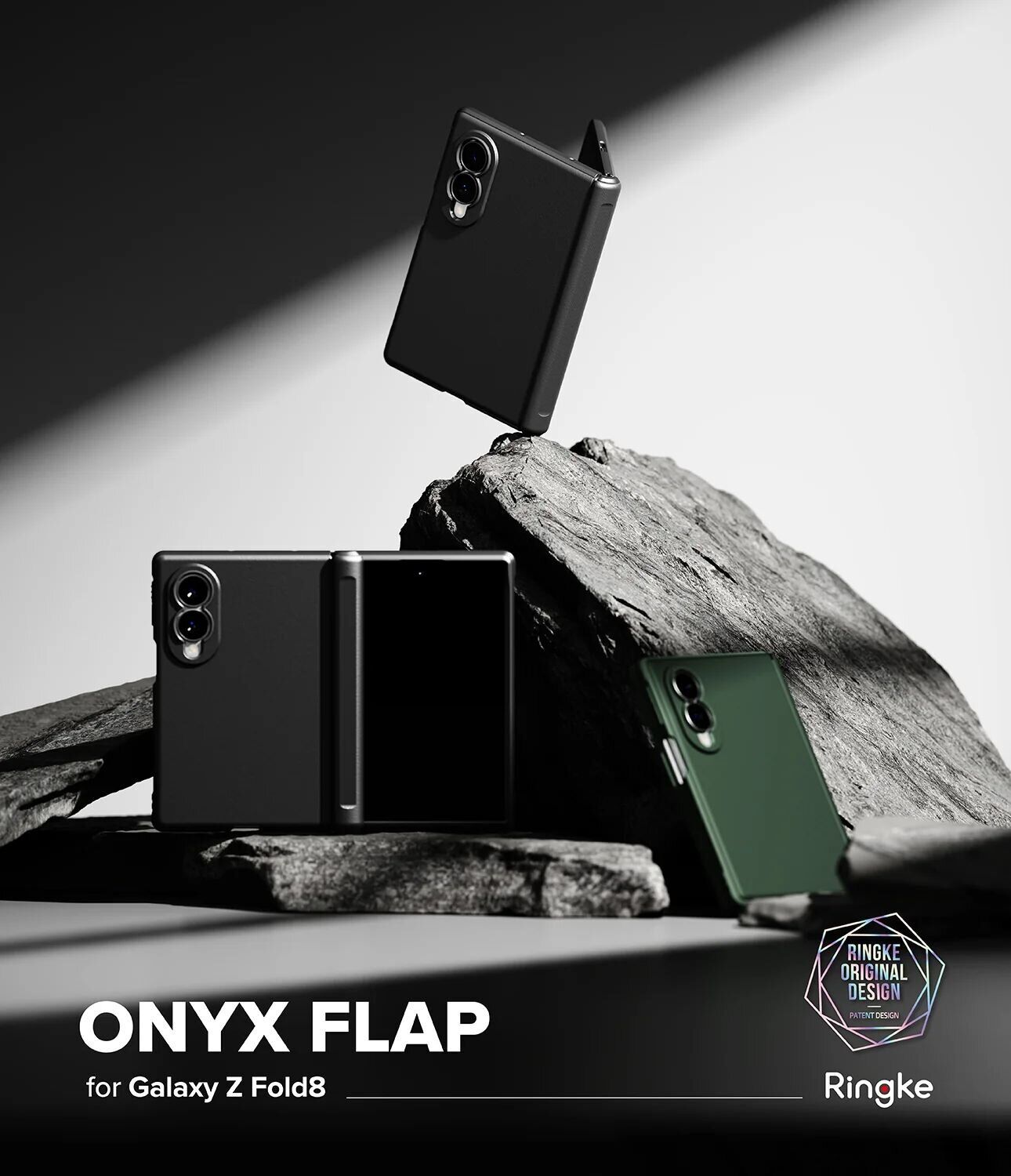 Защитный чехол Ringke Onyx Flap для Samsung Galaxy Fold 8 (8800380460515) - Black. Фото 2 Защитный чехол Ringke Onyx Flap для Samsung Galaxy Fold 8 (8800380460515) - Black (424577B). Фото 2 из 21
