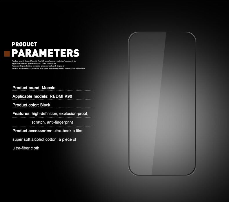 Захисне скло MOCOLO Full Glue Cover для Xiaomi Poco F8 Pro - Black. Фото 3 Захисне скло MOCOLO Full Glue Cover для Xiaomi Poco F8 Pro - Black (403539B). Фото 3 з 10