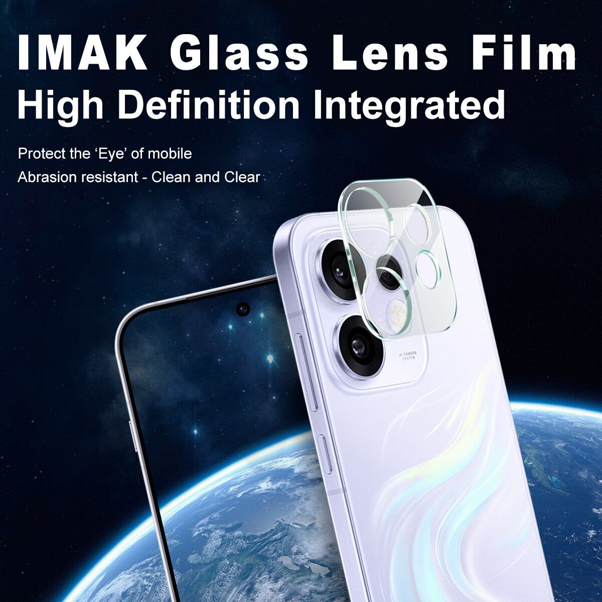 Захисне скло на камеру IMAK Integrated Lens Protector для OPPO Reno 16. Фото 3 Захисне скло на камеру IMAK Integrated Lens Protector для OPPO Reno 16 (413221). Фото 3 з 8