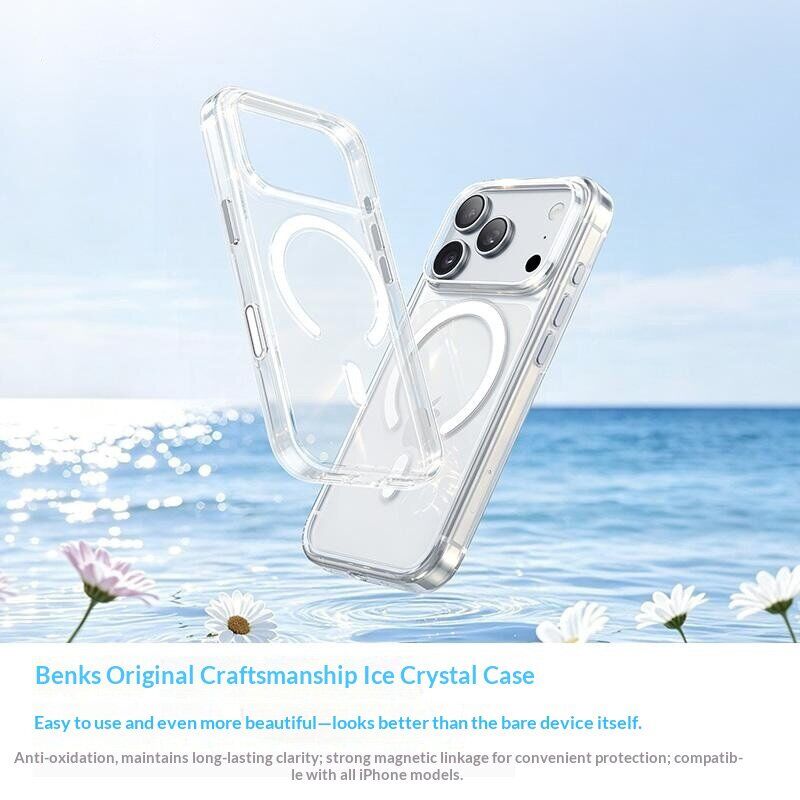 Захисний чохол BENKS Crystal Clear для iPhone 18 Pro Max / 17 Pro Max - Transparent. Фото 4 Захисний чохол BENKS Crystal Clear для iPhone 18 Pro Max / 17 Pro Max - Transparent (440325T). Фото 4 з 10