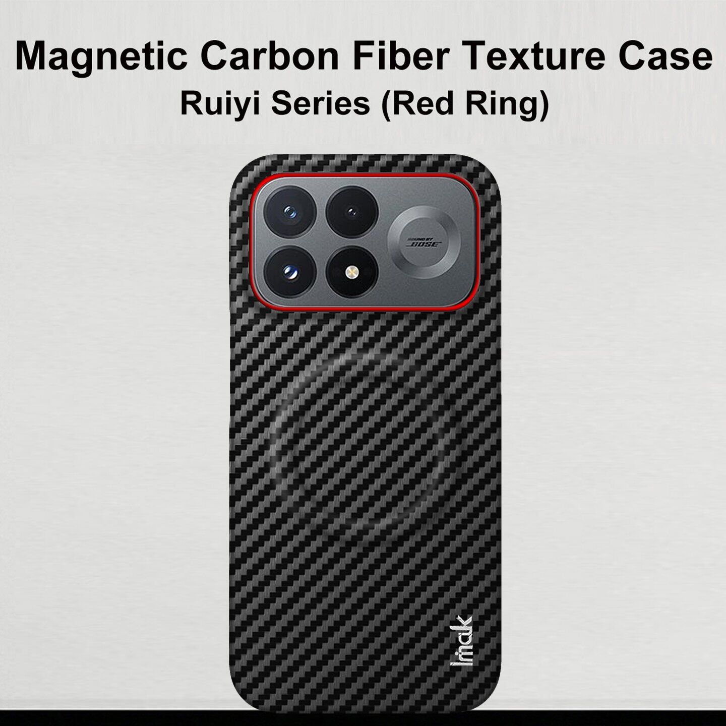 Захисний чохол IMAK Carbon Guard with MagSafe для Xiaomi Poco F9 Pro - Carbon Fiber. Фото 3 Захисний чохол IMAK Carbon Guard with MagSafe для Xiaomi Poco F9 Pro - Carbon Fiber (429128C). Фото 3 з 9