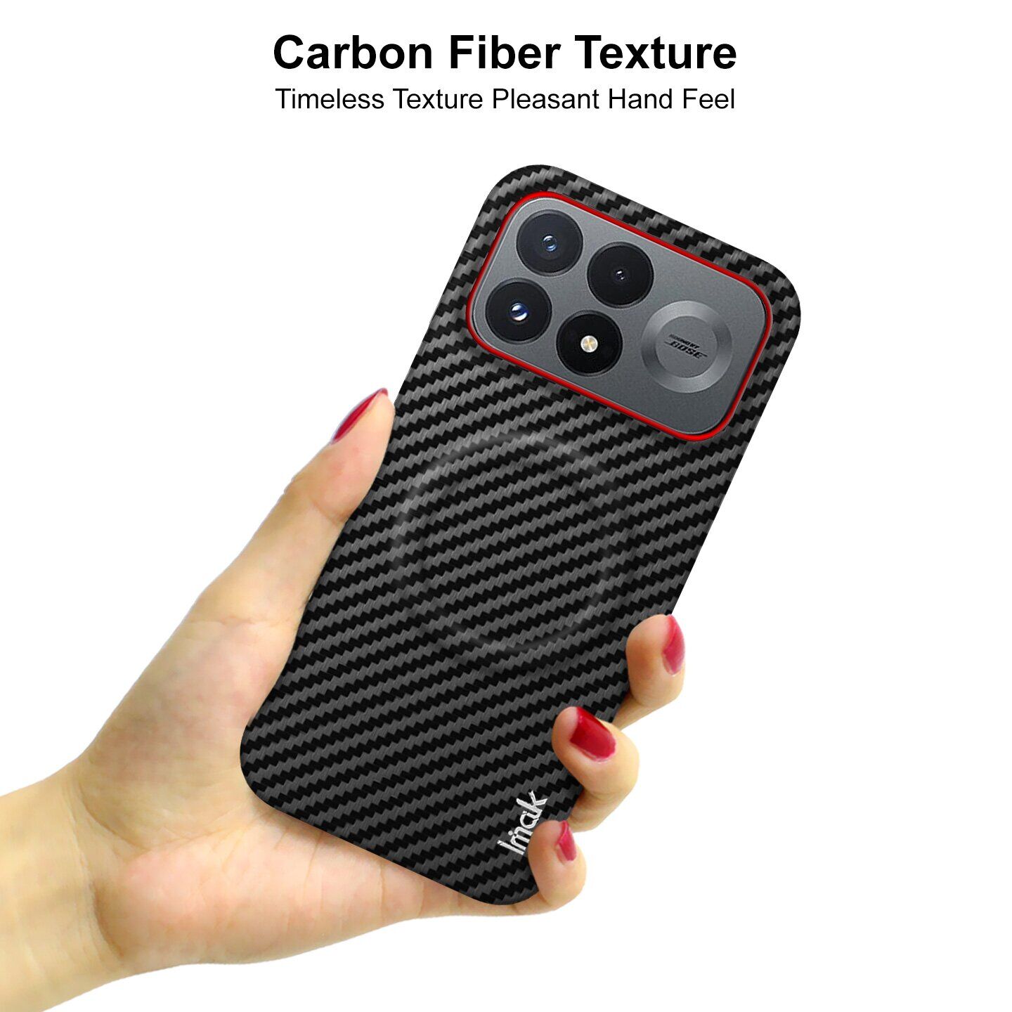 Захисний чохол IMAK Carbon Guard with MagSafe для Xiaomi Poco F9 Pro - Carbon Fiber. Фото 7 Захисний чохол IMAK Carbon Guard with MagSafe для Xiaomi Poco F9 Pro - Carbon Fiber (429128C). Фото 7 з 9