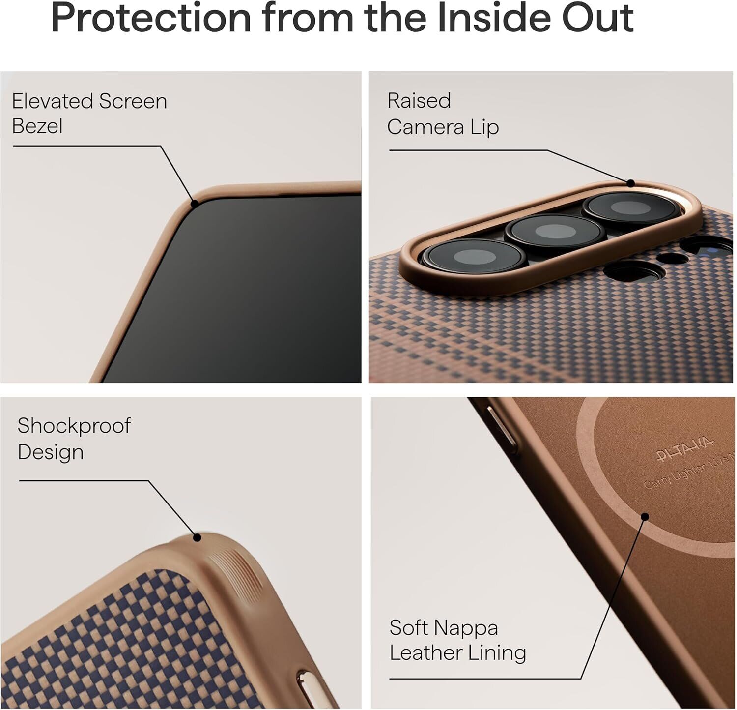 Защитный чехол Pitaka Cairn ProGuard для Samsung Galaxy S26 Ultra (S948) PBS2604U - Moonrise. Фото 12 Защитный чехол Pitaka Cairn ProGuard для Samsung Galaxy S26 Ultra (S948) PBS2604U - Moonrise (408529L). Фото 12 из 18