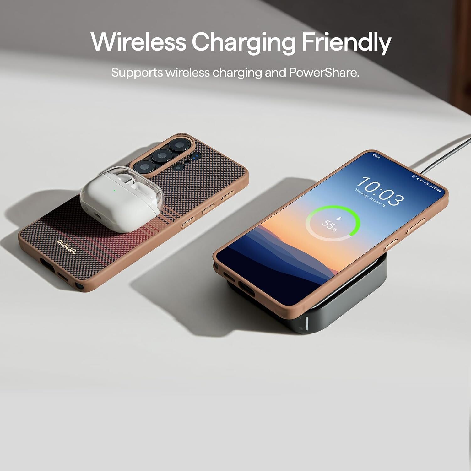 Защитный чехол Pitaka Cairn ProGuard для Samsung Galaxy S26 Ultra (S948) PBS2604U - Moonrise. Фото 17 Защитный чехол Pitaka Cairn ProGuard для Samsung Galaxy S26 Ultra (S948) PBS2604U - Moonrise (408529L). Фото 17 из 18