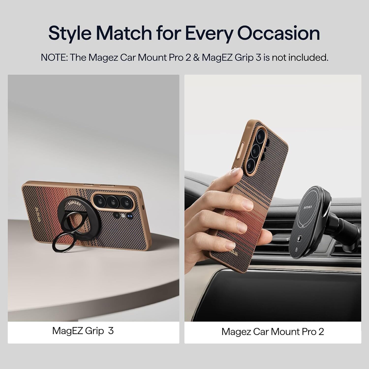 Защитный чехол Pitaka Cairn ProGuard для Samsung Galaxy S26 Ultra (S948) PBS2604U - Moonrise. Фото 16 Защитный чехол Pitaka Cairn ProGuard для Samsung Galaxy S26 Ultra (S948) PBS2604U - Moonrise (408529L). Фото 16 из 18