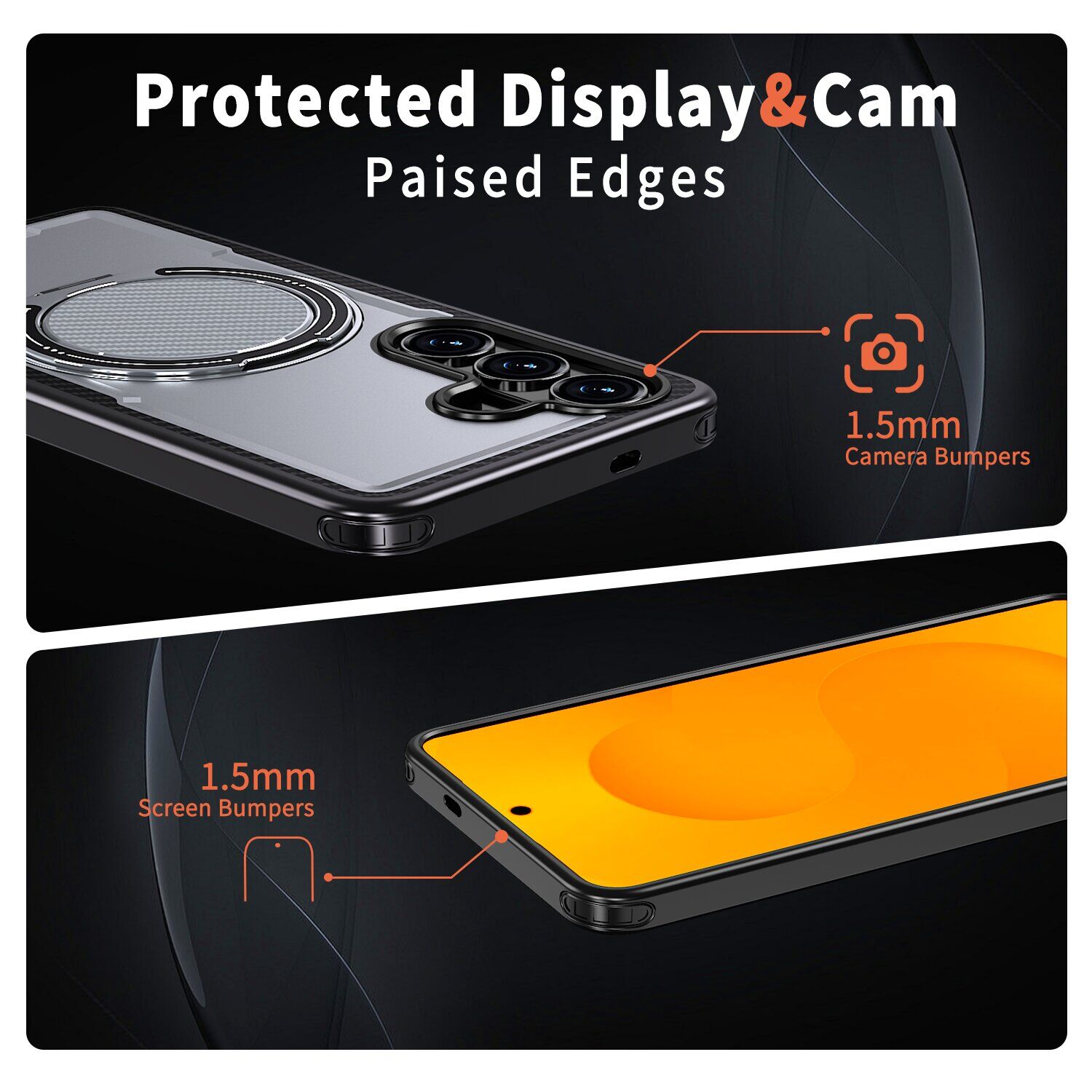 Захисний чохол Reframe Grip MagSafe для Samsung Galaxy S26 Plus (S947) - Black. Фото 4 Захисний чохол Reframe Grip MagSafe для Samsung Galaxy S26 Plus (S947) - Black (407023B). Фото 4 з 6