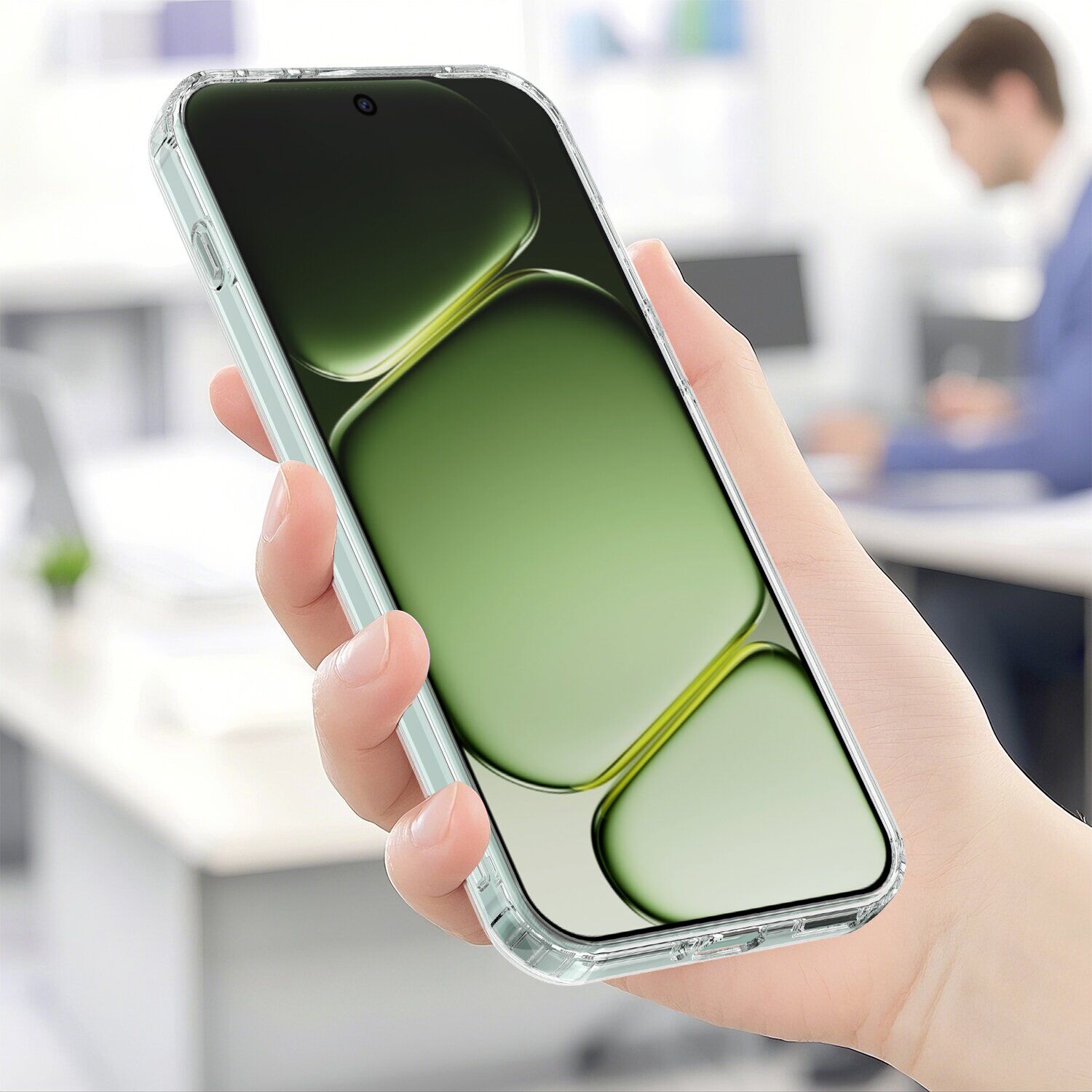 Захисний чохол UniCase AirBag MagSafe для OPPO Reno 16 / 16 Pro - Clear. Фото 5 Захисний чохол UniCase AirBag MagSafe для OPPO Reno 16 / 16 Pro - Clear (413243C). Фото 5 з 7