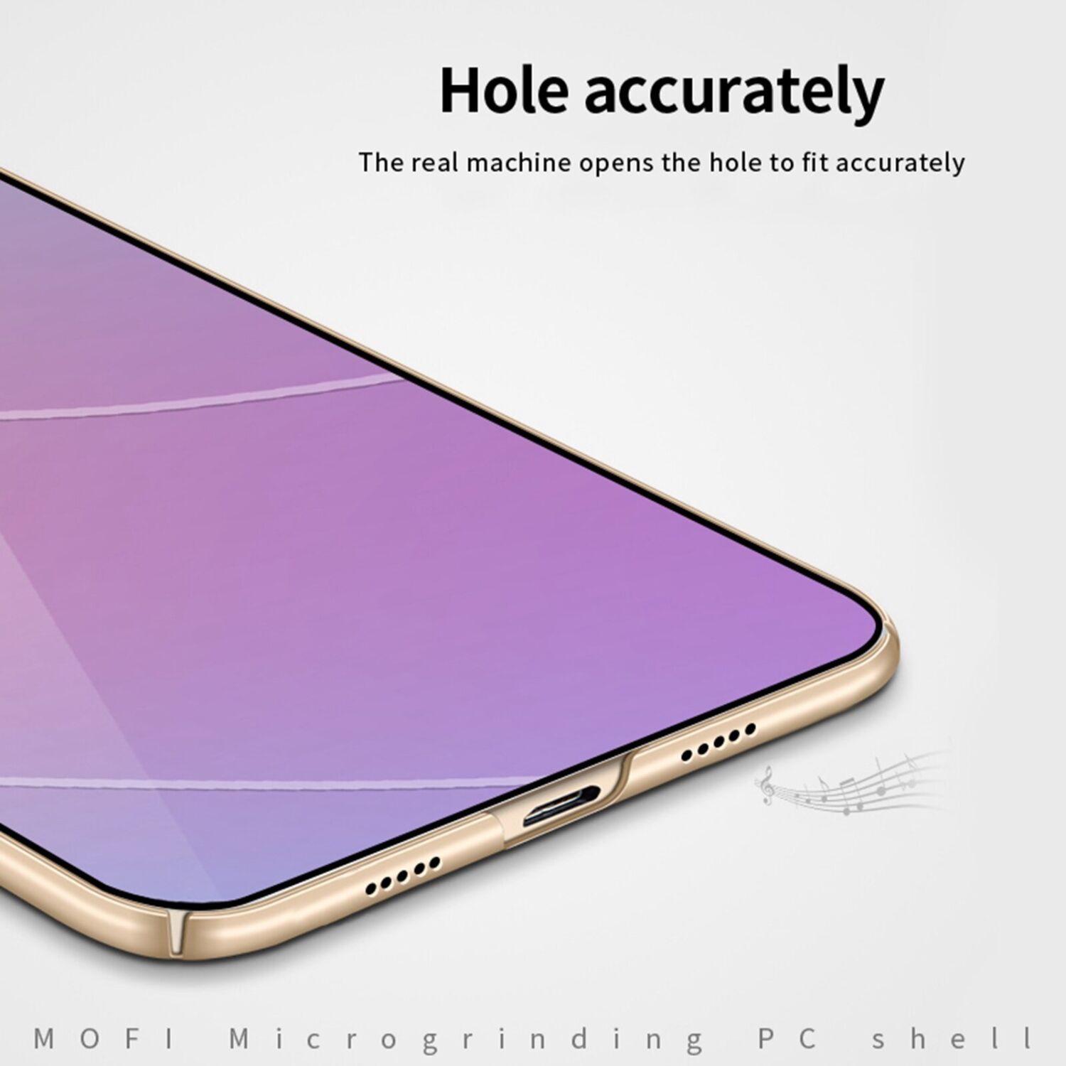 Пластиковий чохол MOFI Slim Shield для iPhone 18 Pro - Gold. Фото 8 Пластиковий чохол MOFI Slim Shield для iPhone 18 Pro - Gold (423719F). Фото 8 з 9