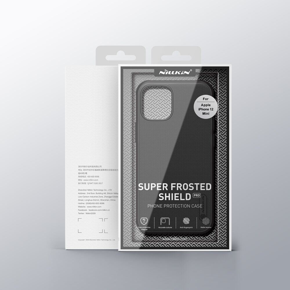 Пластиковый чехол NILLKIN Frosted Shield для Apple iPhone 12 mini