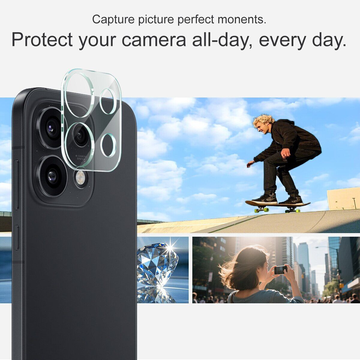 Захисне скло на камеру IMAK Integrated Lens Protector для OPPO Reno 16 Pro. Фото 6 Захисне скло на камеру IMAK Integrated Lens Protector для OPPO Reno 16 Pro (413606). Фото 6 з 8