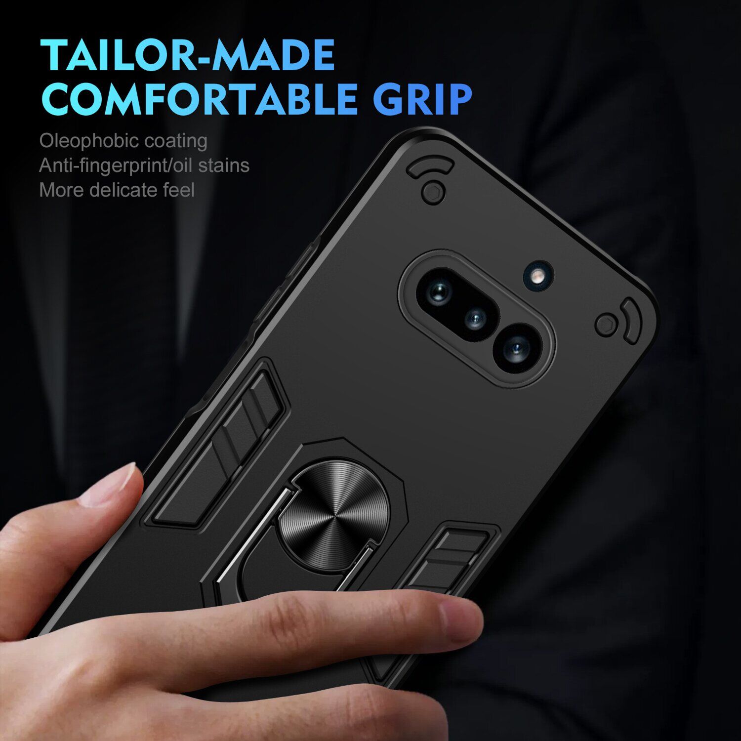 Захисний чохол Deexe Hybrid Shell для Nothing Phone (4a) - Green. Фото 5 Захисний чохол Deexe Hybrid Shell для Nothing Phone (4a) - Green (411316G). Фото 5 з 7