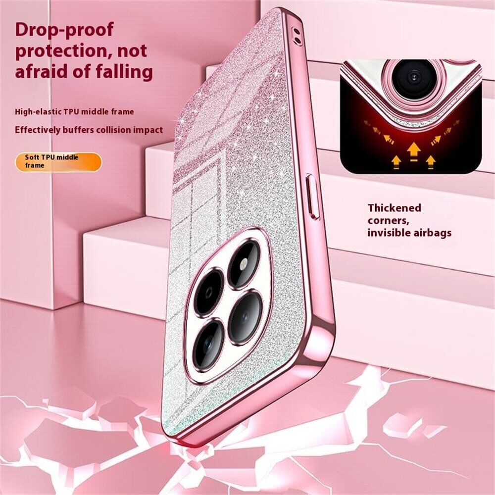 Защитный чехол Deexe Sparkles Cover для Xiaomi Redmi Note 15 Pro 5G - Pink. Фото 7 Защитный чехол Deexe Sparkles Cover для Xiaomi Redmi Note 15 Pro 5G - Pink (405021P). Фото 7 з 8