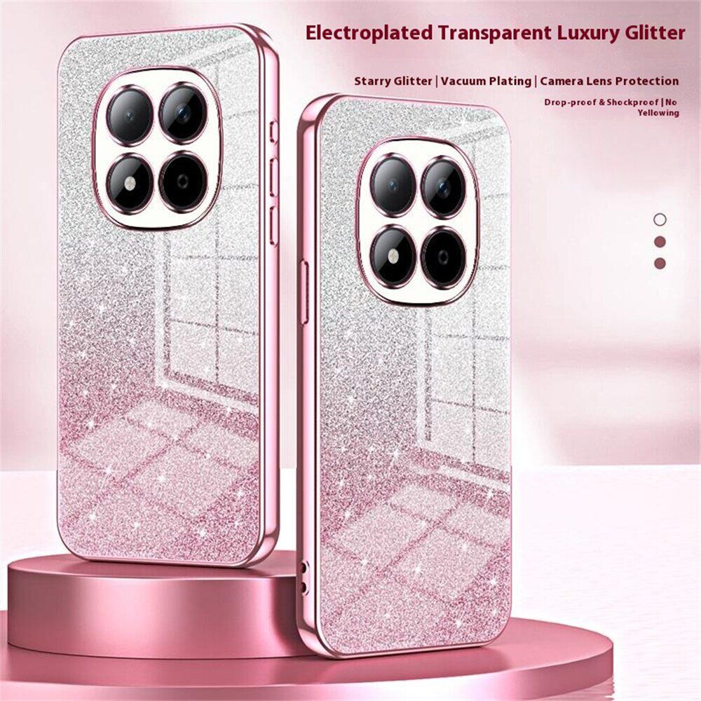 Защитный чехол Deexe Sparkles Cover для Xiaomi Redmi Note 15 Pro 5G - Pink. Фото 4 Защитный чехол Deexe Sparkles Cover для Xiaomi Redmi Note 15 Pro 5G - Pink (405021P). Фото 4 з 8