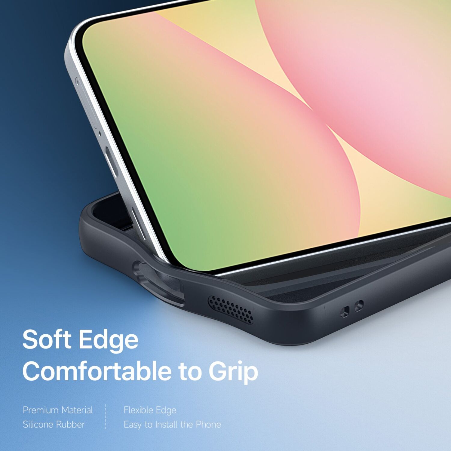 Защитный чехол DUX DUCIS Aimo Series для Samsung Galaxy A57 (A576) - Black. Фото 9 Защитный чехол DUX DUCIS Aimo Series для Samsung Galaxy A57 (A576) - Black (406104B). Фото 9 из 11