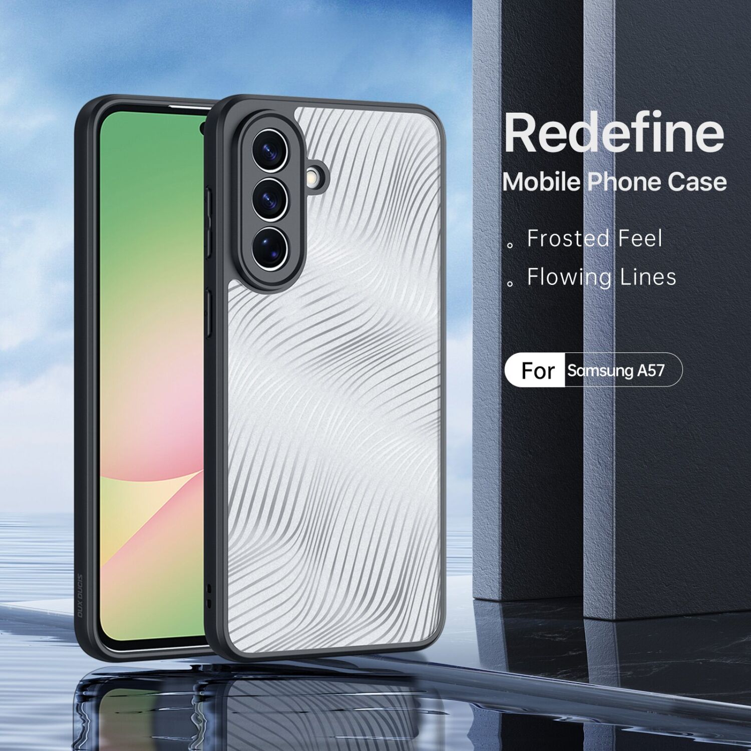 Защитный чехол DUX DUCIS Aimo Series для Samsung Galaxy A57 (A576) - Black. Фото 4 Защитный чехол DUX DUCIS Aimo Series для Samsung Galaxy A57 (A576) - Black (406104B). Фото 4 из 11